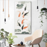 Painting by Numbers Red and Black Fish